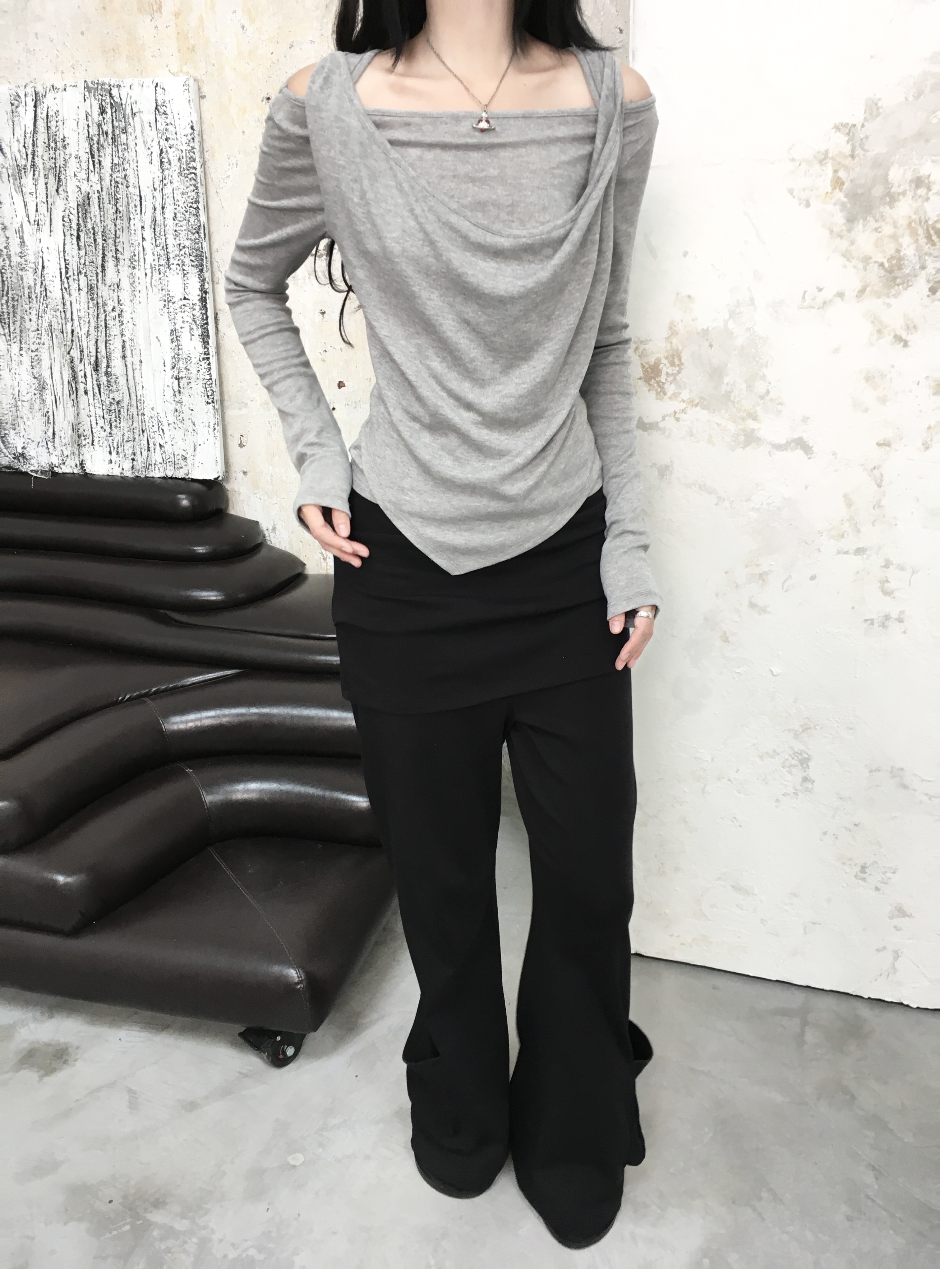 DUO SKIRT TROUSERS (quần váy túi hộp)